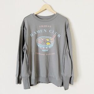 NEW Friday Ramen Club Long Sleeve Sweatshirt